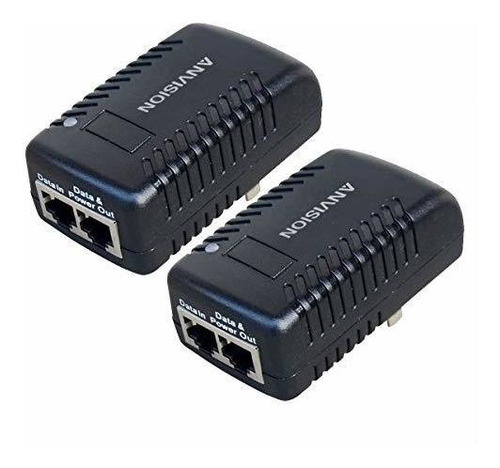 Adaptador Poe 48v 0.5a Para Ethernet, 2-pack