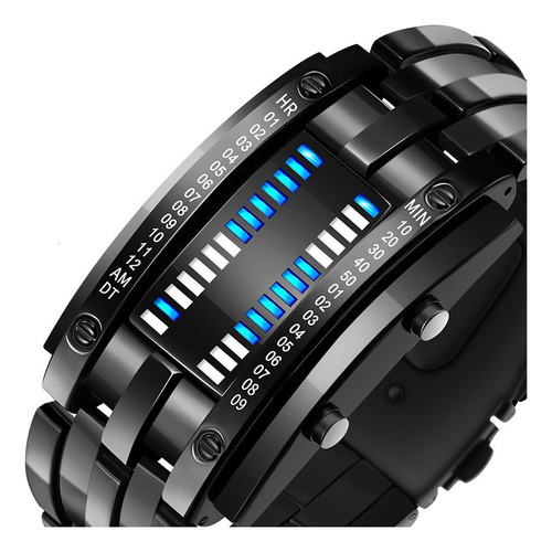 Reloj Led Binario Electrónico Impermeable Moda Para Hombre