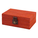 Caja De Almacenamiento, Contenedor Pequeño Rojo Y Naranja