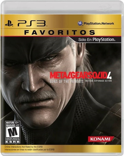 Metal Gear Solid 4 Guns Of The Patriots Ps3