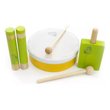 Instrumento Musicales Pandero Eco+caja China+claves Jardines