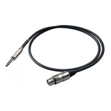 Cable Proel Canon Hembra-plug 6.5mm Stereo 5 Mts Musicapilar