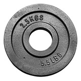 Anilha Olímpica De Ferro 2,5kg Para Academia Treino Fitness