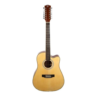 Guitarra Electrocústica Symphonic J20CE N 12 Cuerdas Natural Docerola 41\