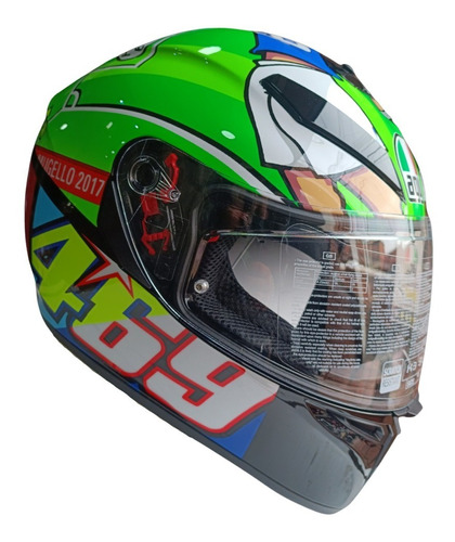 Casco Integral Agv K-3 Sv Rossi Muggello 2017  En Aolmoto