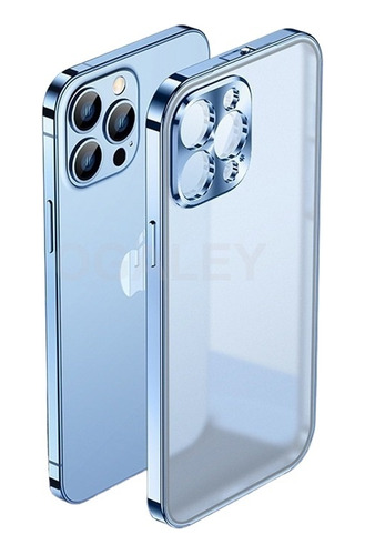 Funda Para iPhone Lujo Doble Vidrio Aluminio Metal Parachoqu