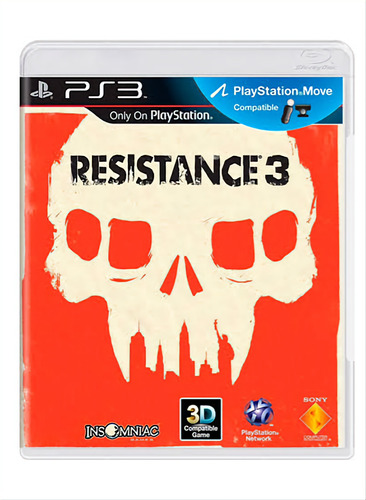 Resistance 3 - Compatível Com O Psmove (3d) Ps3 Físico Usado