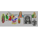 23 Ponchados Religiosos Virgen, Jesús, Judas, Angeles 