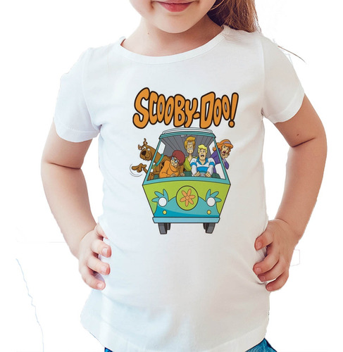 Camiseta Camisa Infantil Personalizada Scooby Doo
