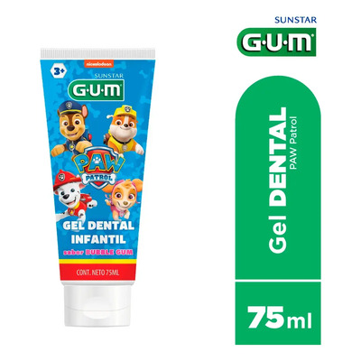 Pasta Gel Dental Niños Paw Patrol Sabor Chicle Higiene Bucal | MercadoLibre