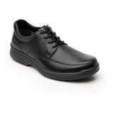 Zapato Choclo Flexi Para Hombre Estilo 404801 Negro