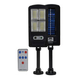 Lampara Solar 30w Panel Recargable Control Remoto 10 Piezas