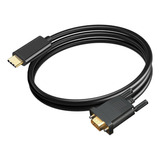 Convertidor De Cable Usb Tipo C A Vga Macho Plug And Play