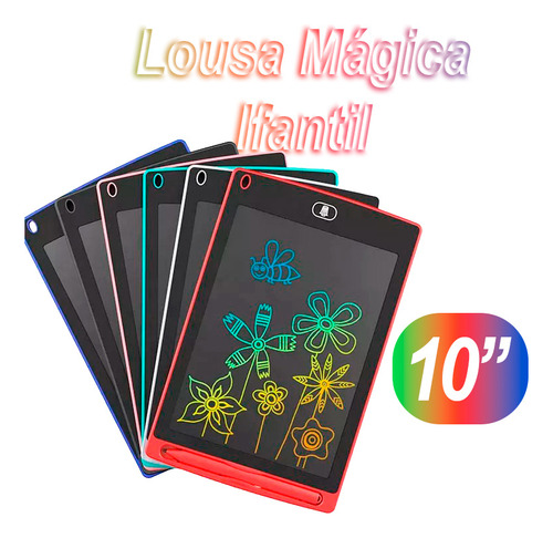 Tablet Lousa Mágica Tela Lcd Educativo Escrever E Desenhar 