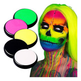 Maquillaje Cremoso Artístico Teatral Kit Cosplay Halloween