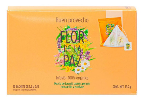 Té Flor De La Paz Buen Provech 19.2g