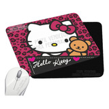 Pad Mouse Rectangular Hello Kitty Gato Kawaii 3