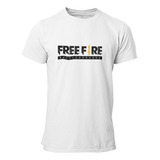 Camiseta Camisa Estampada Jogo Free Fire Gamer Celular App