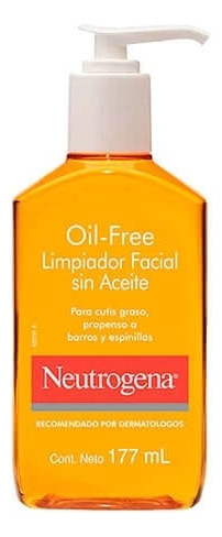 Limpiador Facial Neutrogena Oil Free Sin Aceite 177 Ml