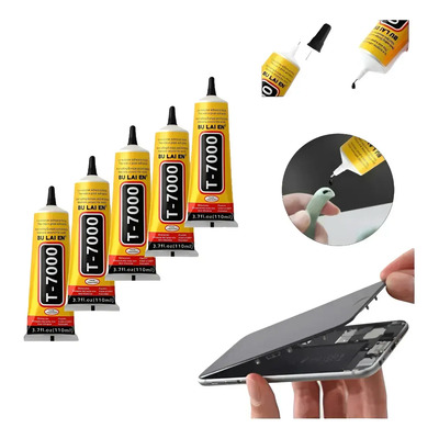 T7000 Pegamento Adhesivo 110 Ml Pack 5 Piezas Silicona Líquida Multiusos Para Pantalla Touch Y Celulares | MercadoLibre