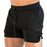 Pantaloneta Corta Gym Short Corto Ejercicio Gimnasio 2pc