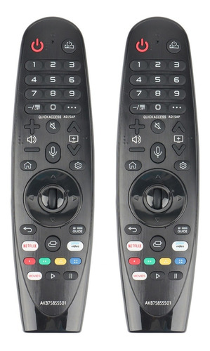 2 Controles Remotos Inteligentes Universales Para LG Tv An-m