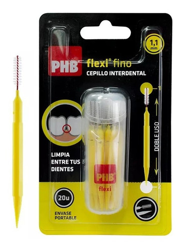 Phb Flexi Cepillo Interdental  Fino 1,1 Mm. 20 Unidades