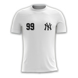 Camiseta Baseball New York Judge 99 Tela Deportiva Retro