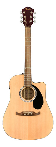 Violão Elétrico Aço Folk Fender Fa125ce Nt Mostruário