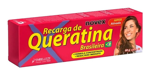 Novex Recarga De Queratina 80g - g a $350
