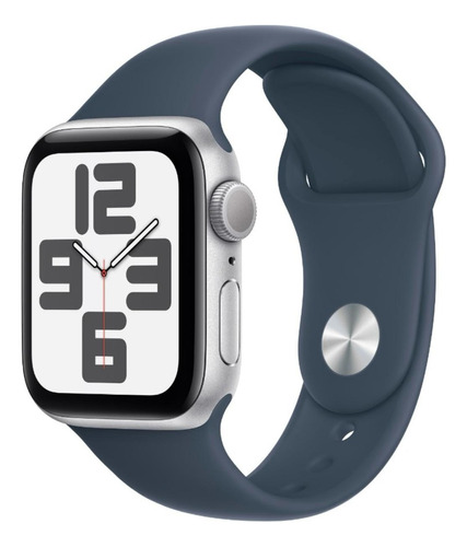 Apple Watch Se (gen 2) 44mm Silver - Band Storm Blue - S/m 