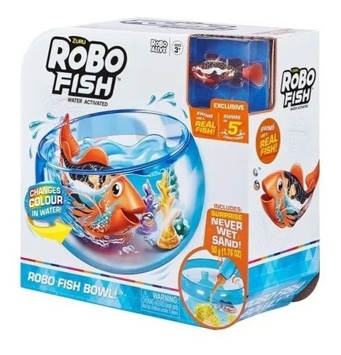 Playset Robo Alive Robo Fish Peces Robóticos Nadadores