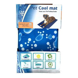 Cool Mat Manta Refrescante Para Mascota Talla Xl Puntos Azul