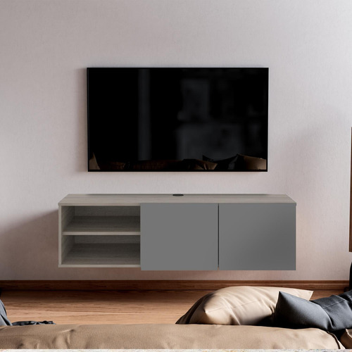 Mueble Empotrable Para Tv The Shop, 120 Cm X 34 Cm