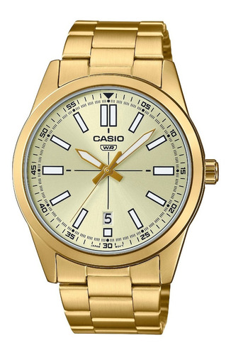 Reloj Hombre Casio Mtp-vd02g Gold Caja Ø41mm - Impacto