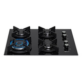 Cooktop 4 Bocas A Gás Fischer Infinity Preto Bivolt