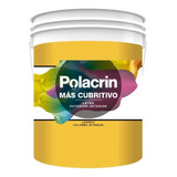 Polacrin Color Interior Exterior 4lts Premium Color Amarillo