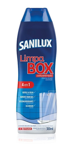Limpa Box Concentrado 4 Em 1 Com 300ml Sanilux Bettanin