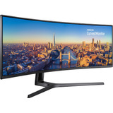 Samsung C49j890dkn 49  32:9 Curved 144 Hz Lcd Monitor