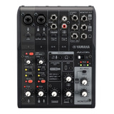 Consola E Interfaz De Audio Usb Yamaha Ag06 Mk2 Black