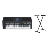 Teclado Yamaha Psr Sx600 Arranjador Com Suporte X Kit