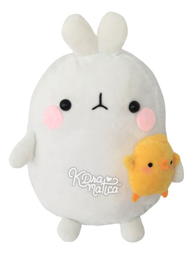 Peluche Coreano Conejo Molang Con Pollito Piu Piu Fanmade