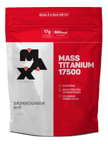 Mass 17500 Hipercalorico 3kg Maxtitanium Super Oferta