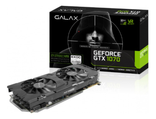 Placa De Vídeo Nvidia Galax Geforce Gtx 1070 Exoc Sniper 8gb