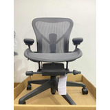 Cadeira Herman Miller New Aeron B Grafite Completa 2024