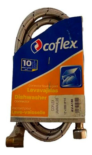 Manguera Para Lavavajilla Coflex Inox 150cm Av-a150 13fit-10