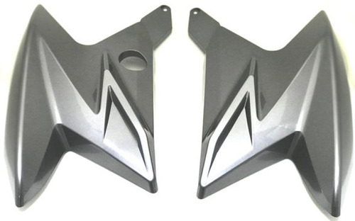 Juego Cacha Tanque Yamaha Ybr Full 125 Gris Oscuro En Moto46