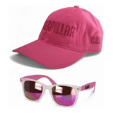 Gorra Caterpillar Para Dama + Lentes Caterpillar Originales.