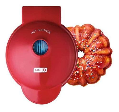 Mini Máquina De Bolo Vermelha Dash Bundt Maker 110v Eua Cor Vermelho