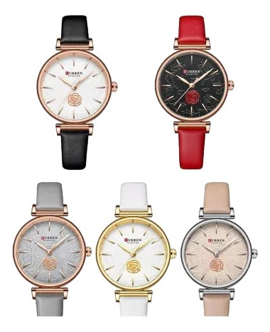 Reloj Para Mujer Marca Curren Original Sumergible + Estuche